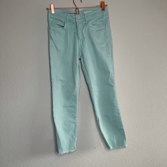 Anthropologie pilcro mint colored script jeans - Picture 10 of 10